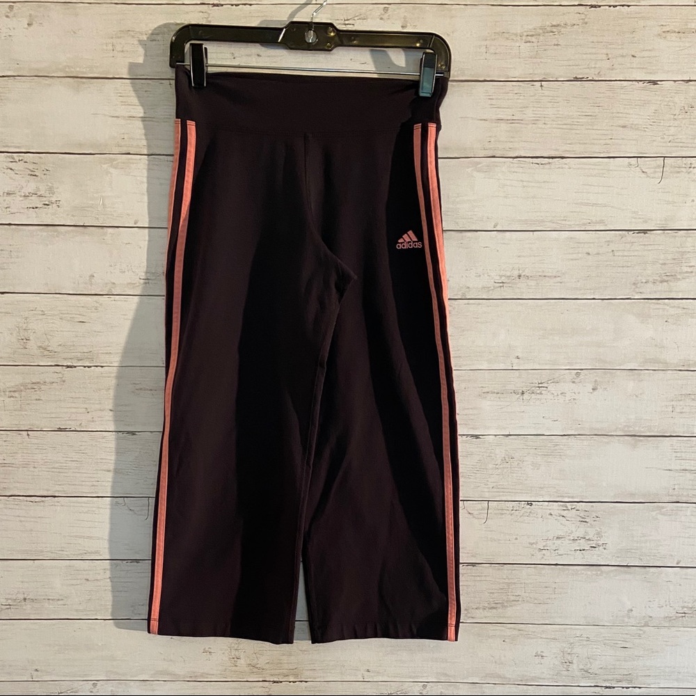 Adidas Black Wide Leg Workout Pants